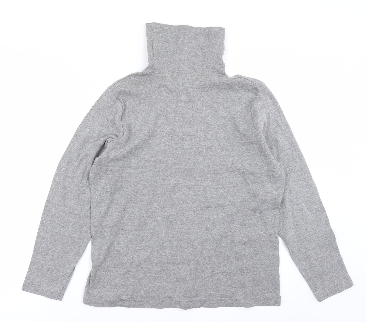 Being casual Womens Grey  Knit Basic T-Shirt Size 16