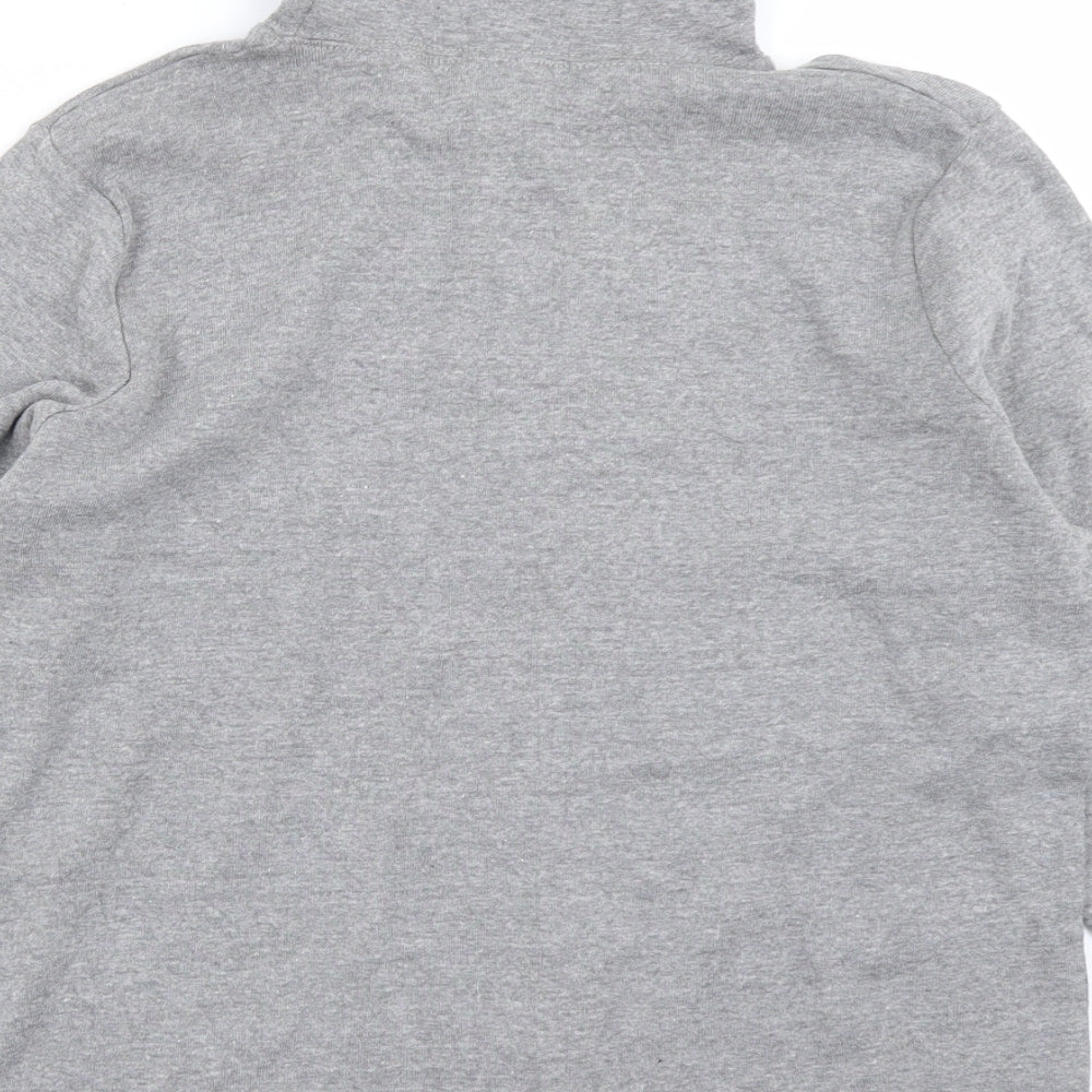 Being casual Womens Grey  Knit Basic T-Shirt Size 16