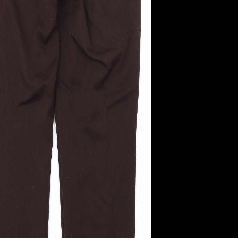 M&S Collection Womens Brown   Trousers  Size 10 L26 in