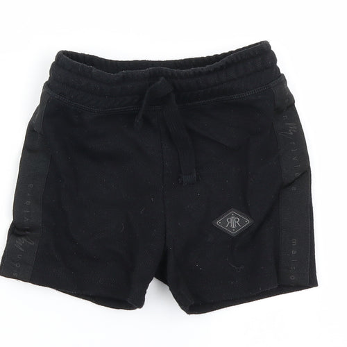 River Island Boys Black   Jogger Trousers Size 18-24 Months