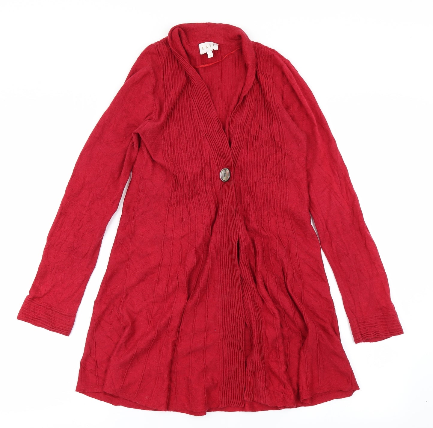 EAST Womens Red   Cardigan Jumper Size M