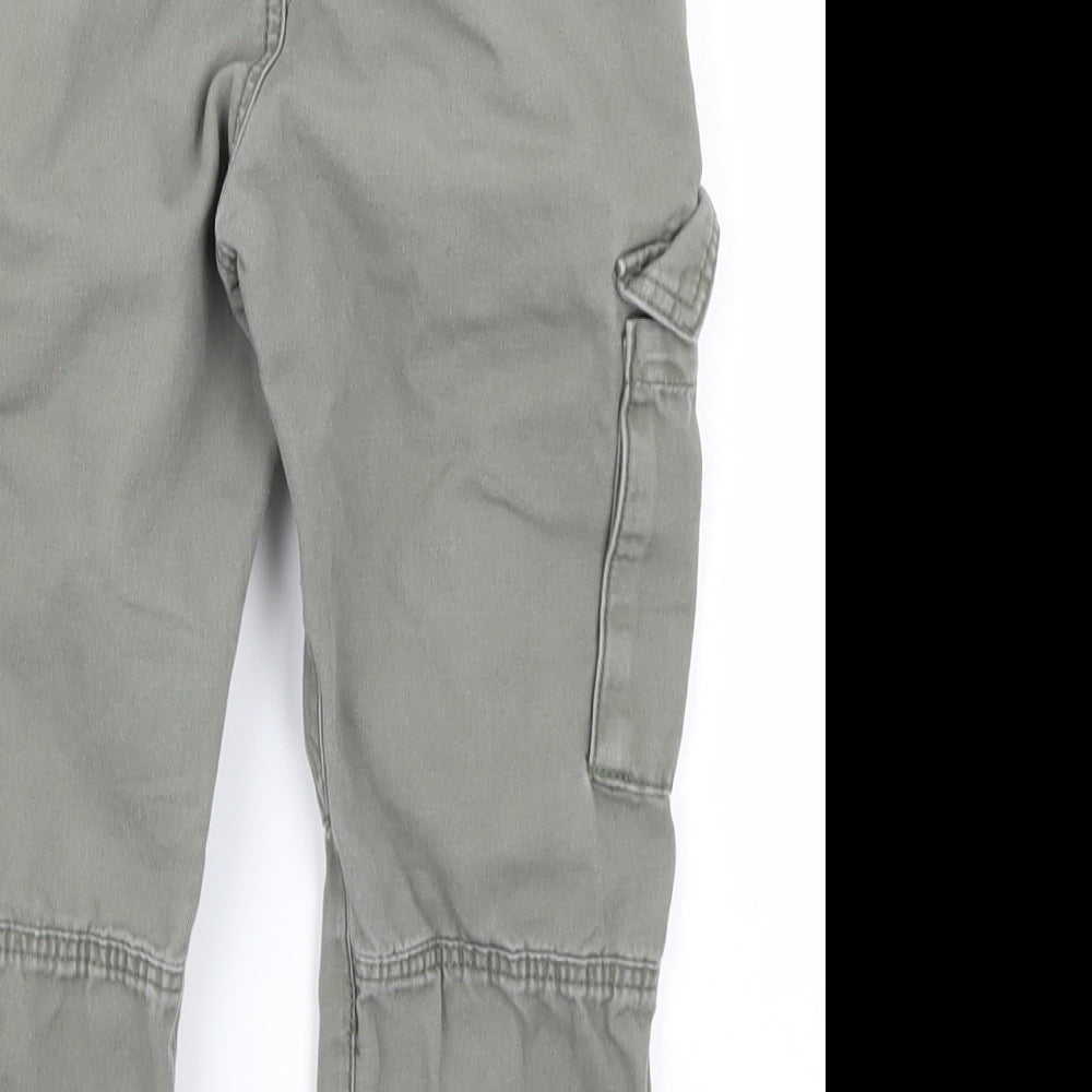 L.O.G.G Girls Green   Cargo Trousers Size 3-4 Years