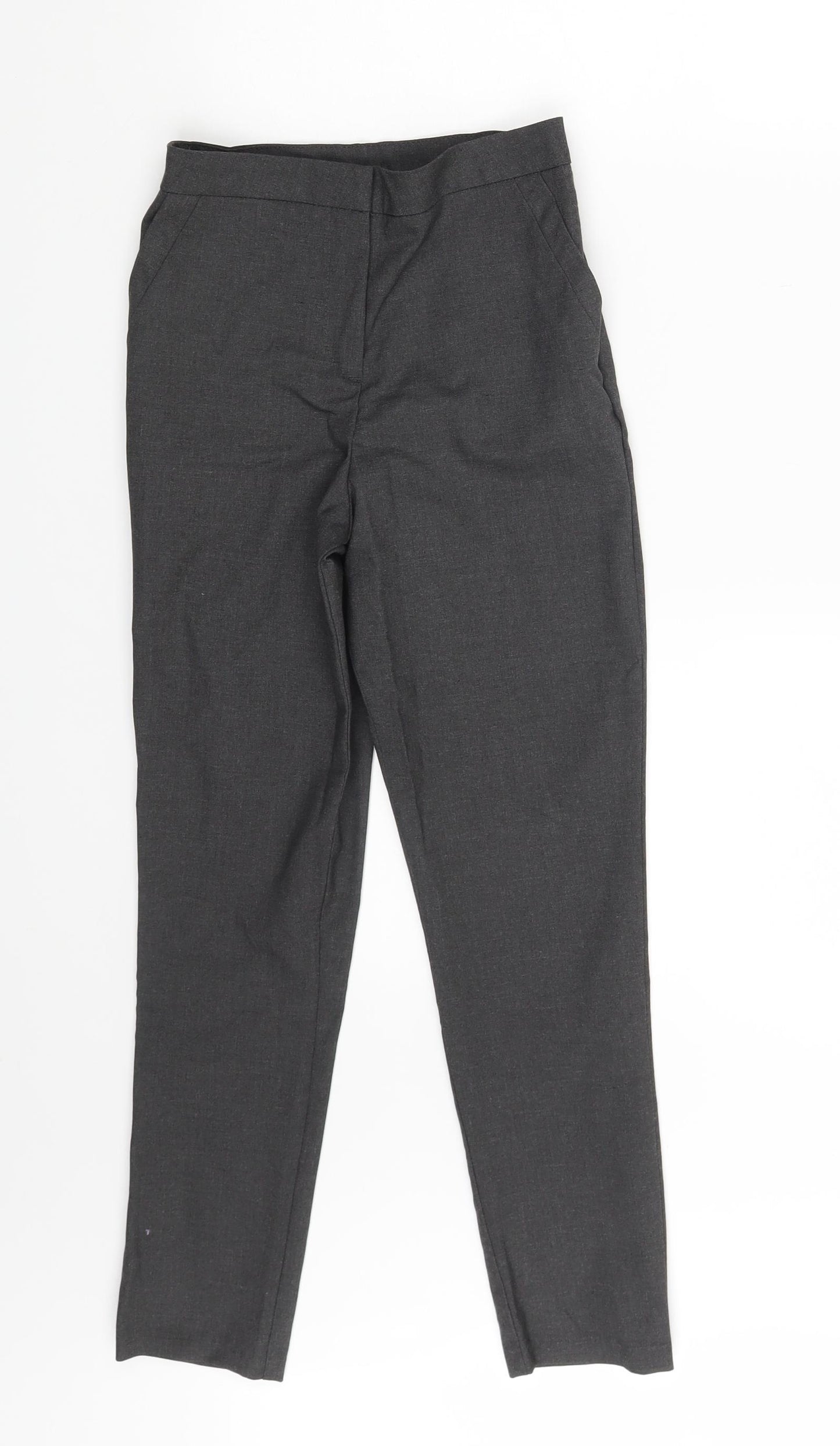 George Girls Grey   Chino Trousers Size 9-10 Years