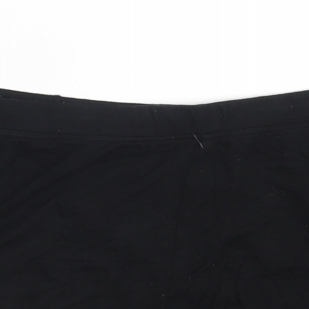 George Womens Black   Compression Shorts Size 12