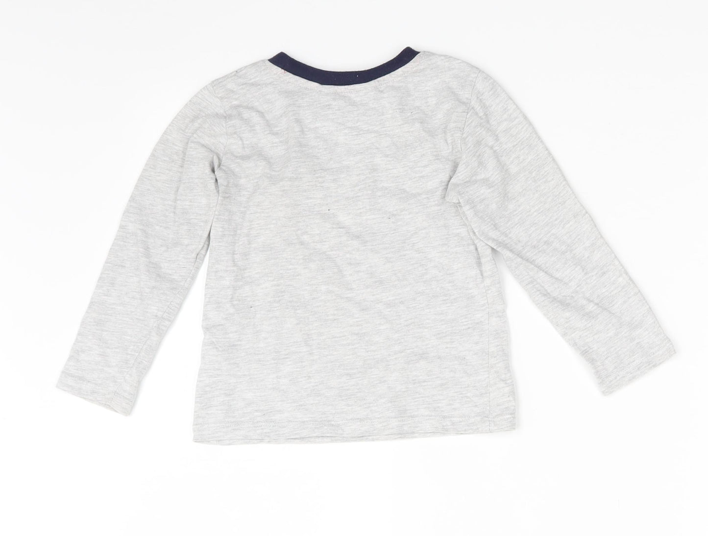 Primark Boys Grey   Pullover T-Shirt Size 24 Months  - Cool Like Mum