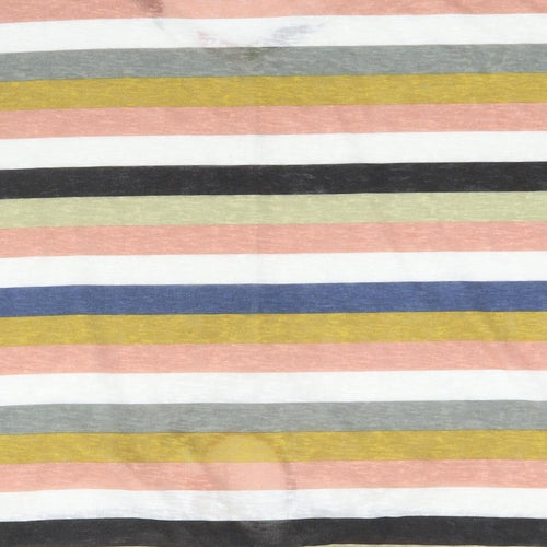 George Womens Multicoloured Striped  Basic T-Shirt Size 20