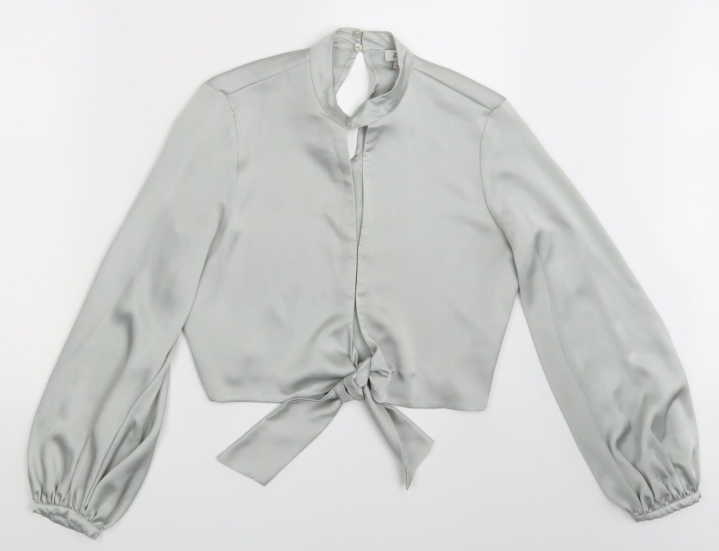 River Island Womens Silver   Basic Blouse Size 10
