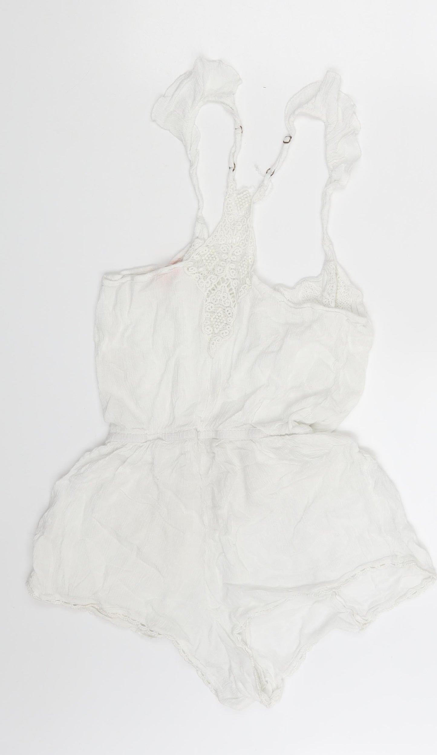 River Island Womens Ivory   Bodysuit One-Piece Size 10