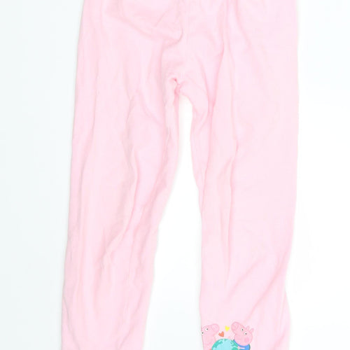 Mothercare Girls Pink   Jogger Trousers Size 5-6 Years - Waist 14in