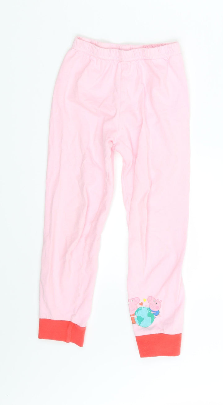 Mothercare Girls Pink   Jogger Trousers Size 5-6 Years - Waist 14in