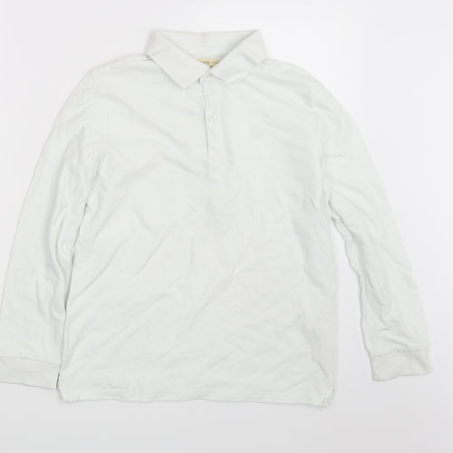 Zara Boys White   Pullover Polo Size 11-12 Years