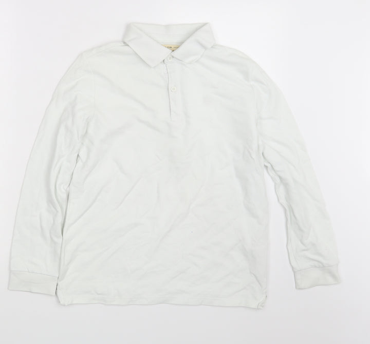 Zara Boys White   Pullover Polo Size 11-12 Years