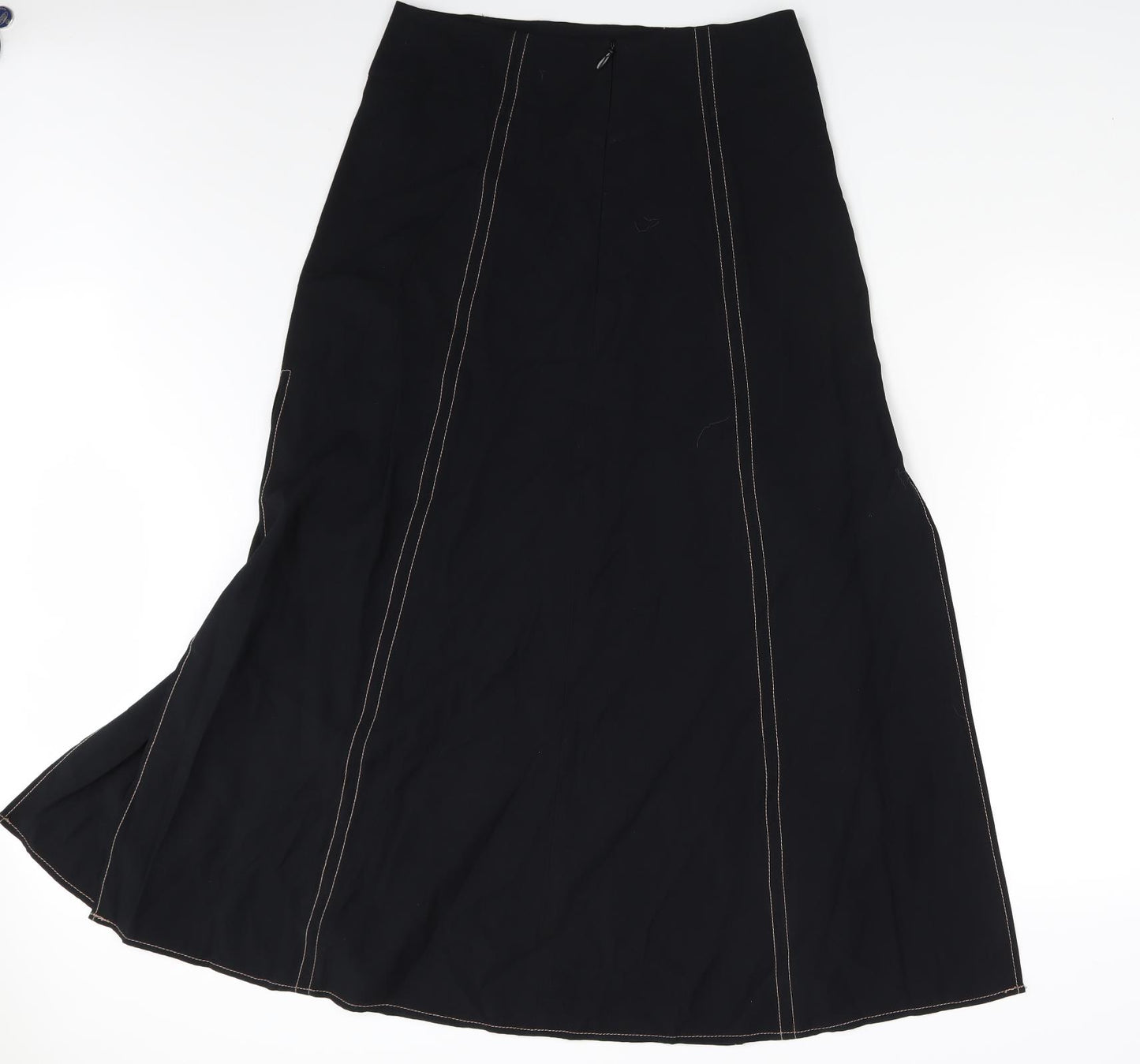 Topshop Womens Black   A-Line Skirt Size 12