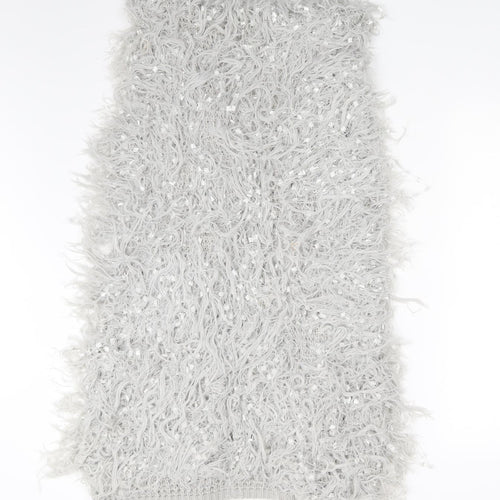 Shk Paris Womens Grey   Cardigan Jumper One Size