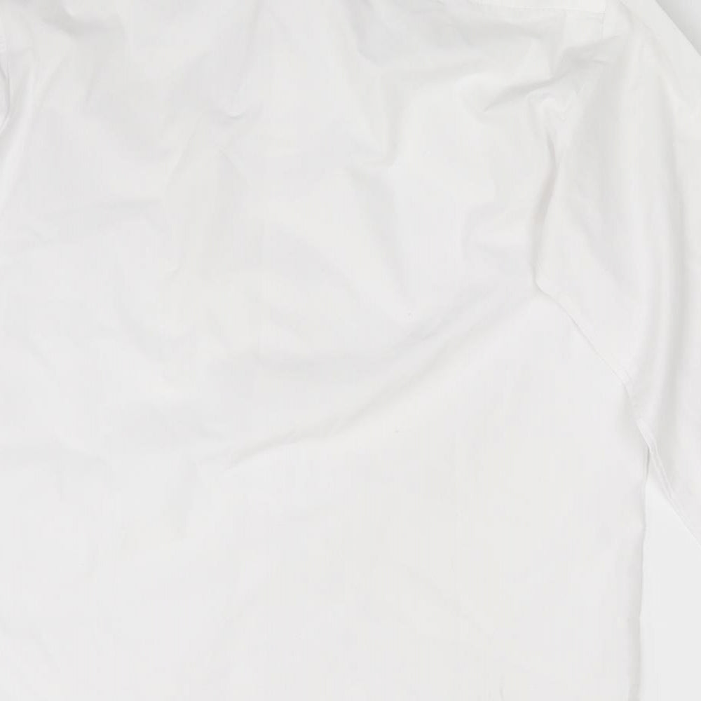 George Boys White   Basic Button-Up Size 13-14 Years