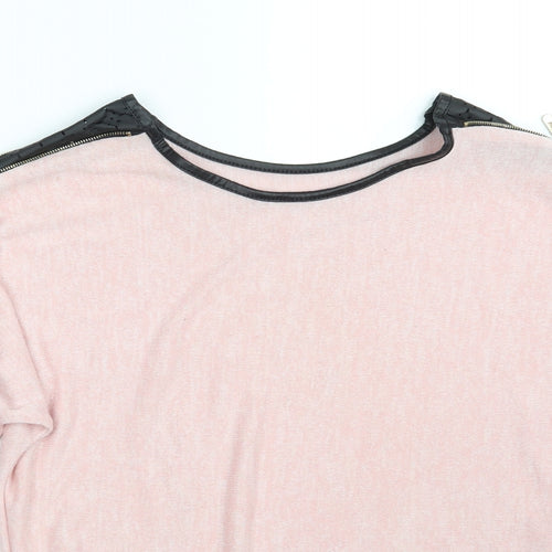 Preworn Womens Pink   Pullover Sweatshirt One Size