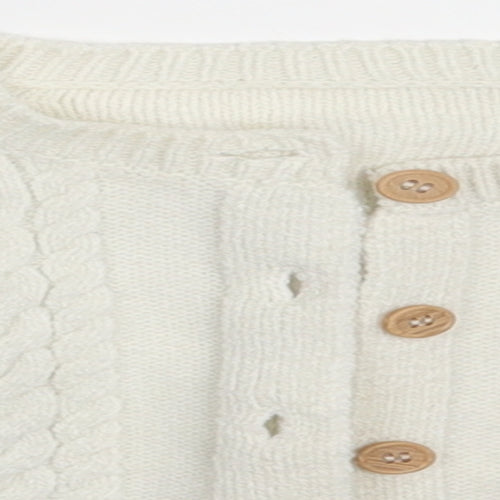 Nutmeg Baby Ivory   Cardigan Jumper Size 12-18 Months