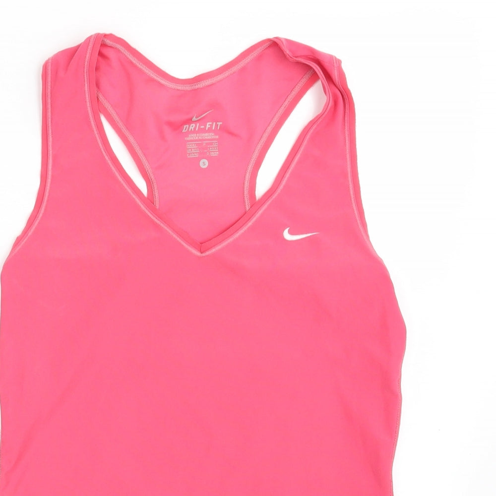 Nike Womens Pink   Basic Blouse Size S