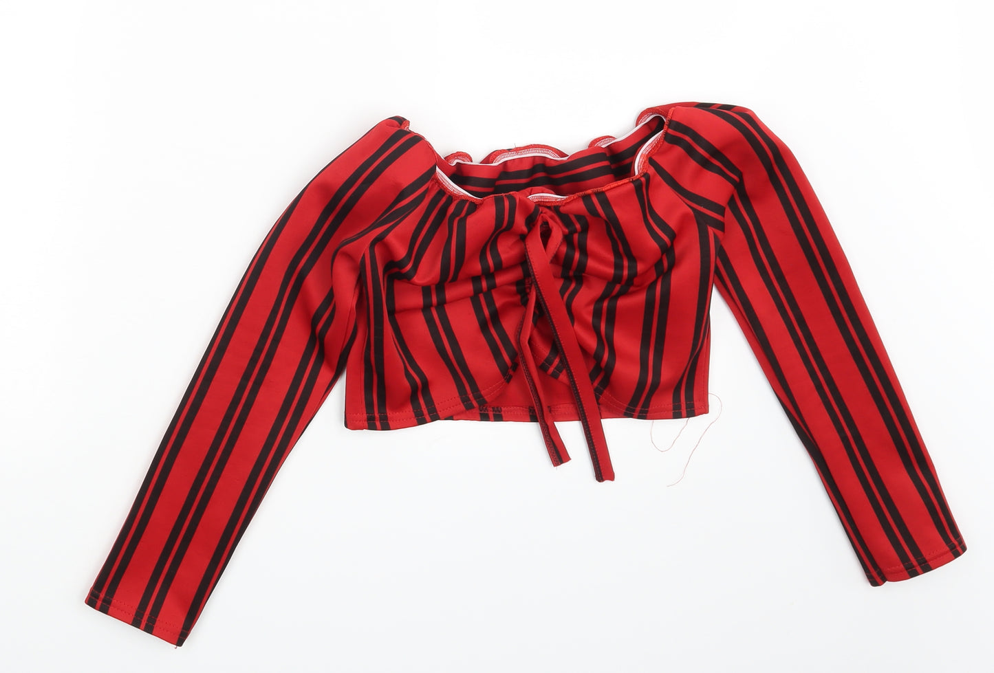 Preworn Womens Multicoloured Striped  Basic Blouse Size 10