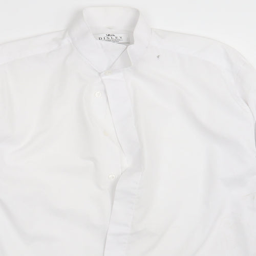 Disley Mens White    Button-Up One Size