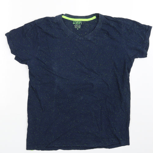 Tide & Sail Mens Blue Polka Dot   T-Shirt Size M