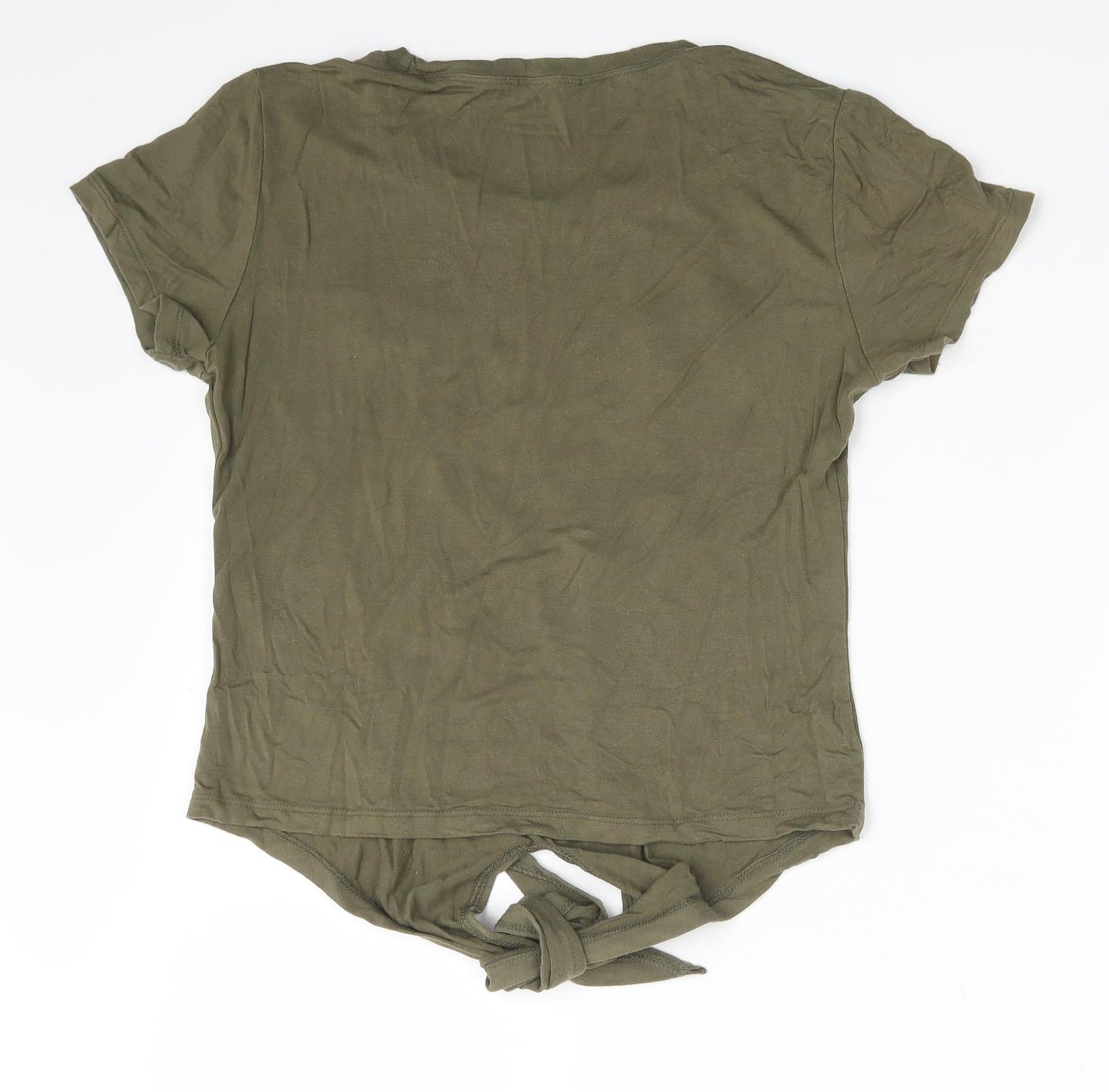 Ginger Womens Green   Basic T-Shirt Size M