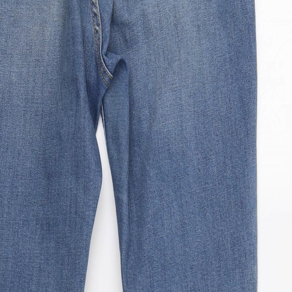 DenimCo Womens Blue  Denim Skinny Jeans Size 12 L24 in