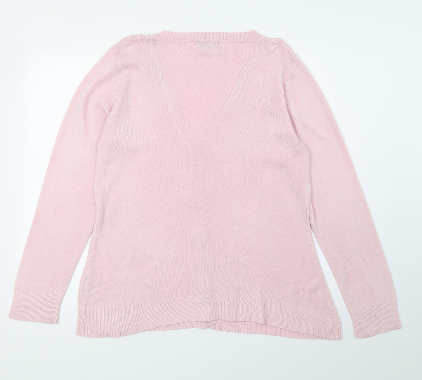 Papaya Womens Pink  Knit Cardigan Jumper Size 18