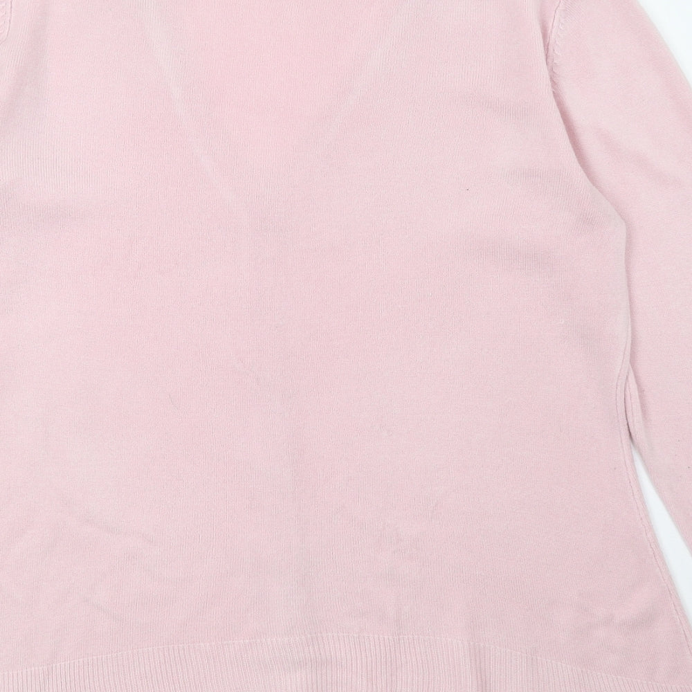 Papaya Womens Pink  Knit Cardigan Jumper Size 18