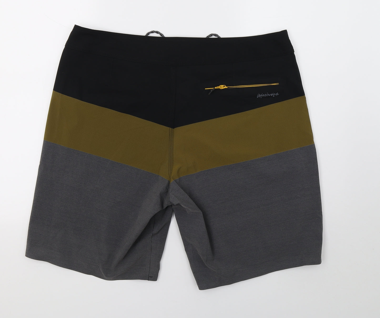 Quicksilver Mens Multicoloured Striped  Bermuda Shorts