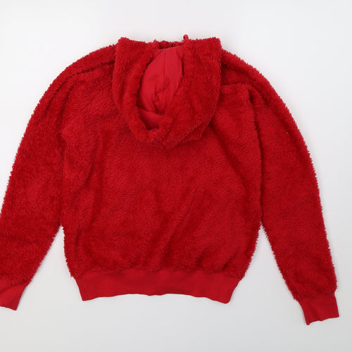 Boux Avenue Womens Red   Full Zip Hoodie Size 8