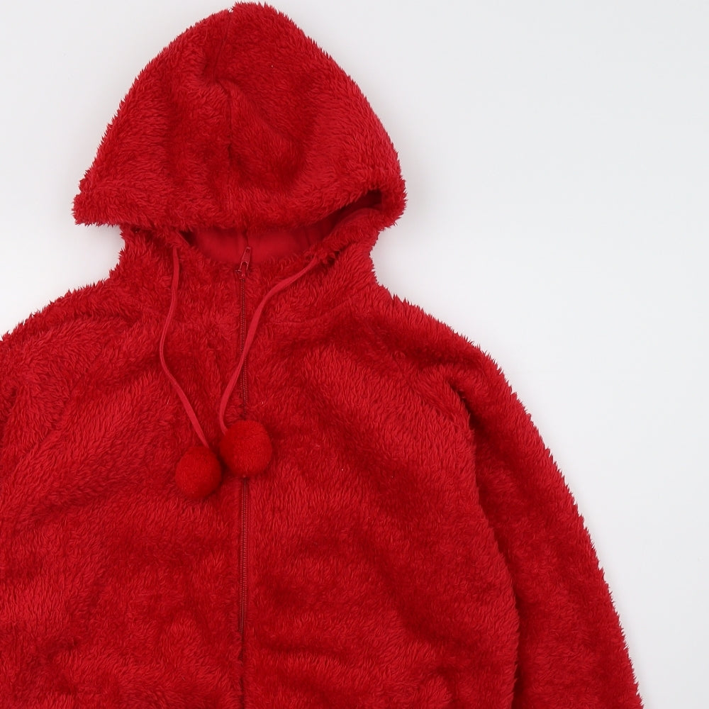 Boux Avenue Womens Red   Full Zip Hoodie Size 8