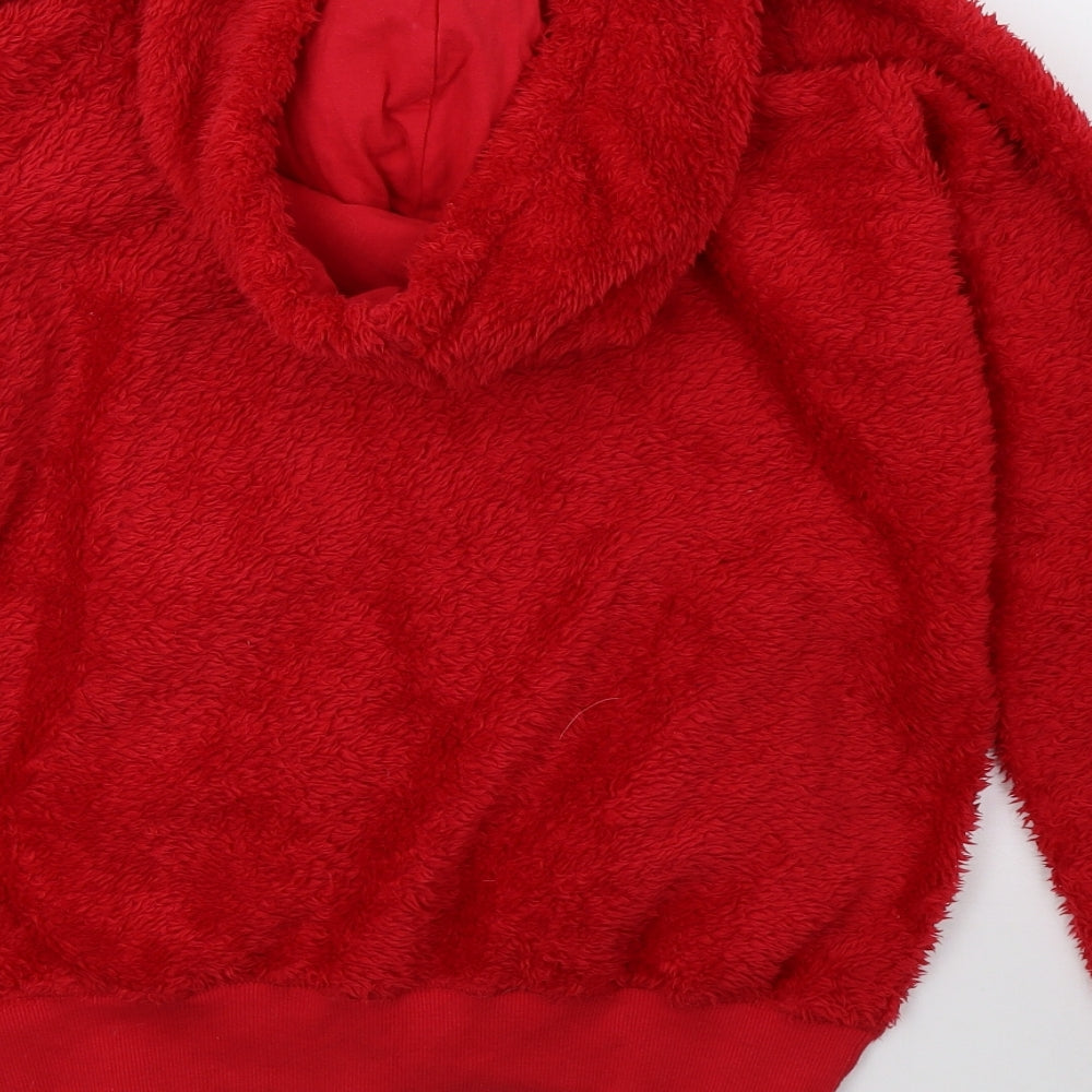 Boux Avenue Womens Red   Full Zip Hoodie Size 8