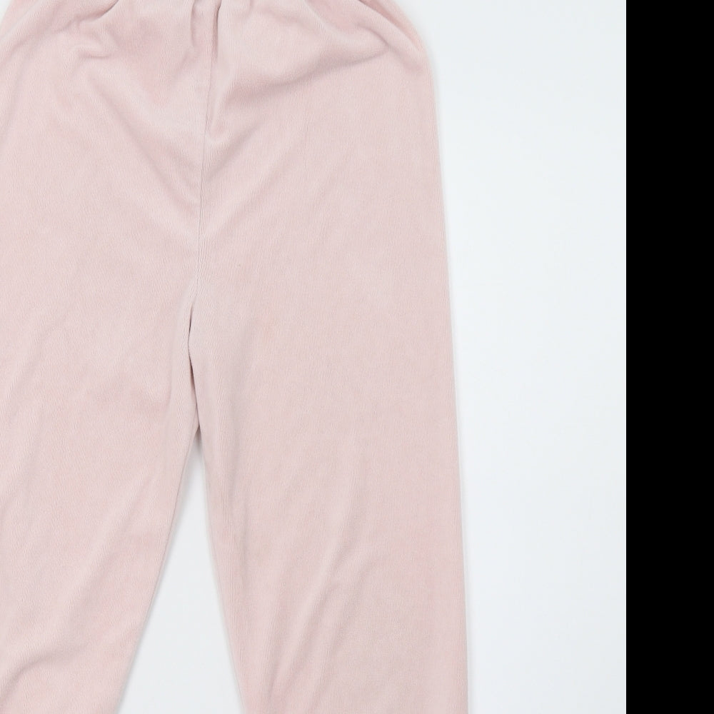 Primark Girls Pink Solid   Pyjama Pants Size 10-11 Years