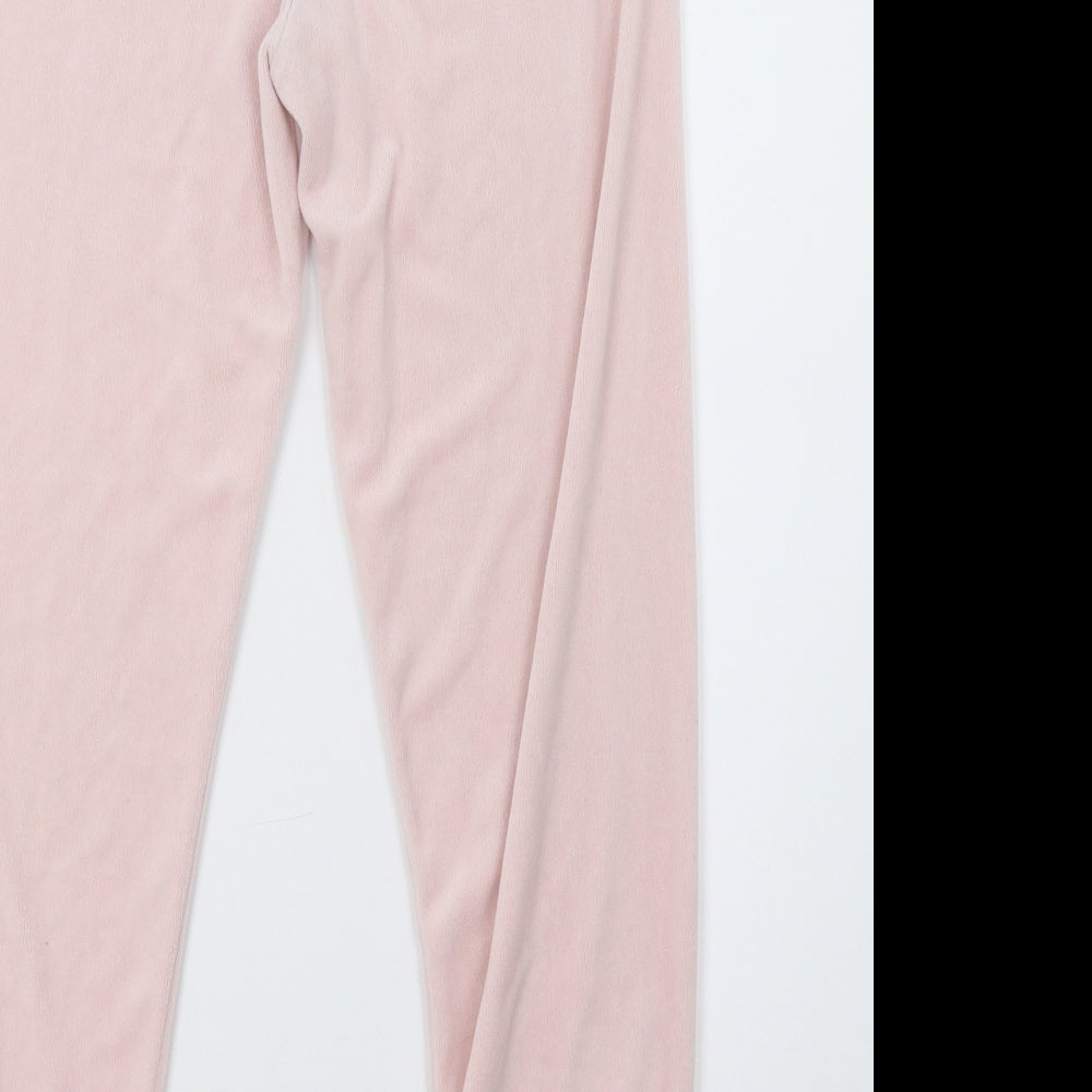 Primark Girls Pink Solid   Pyjama Pants Size 10-11 Years
