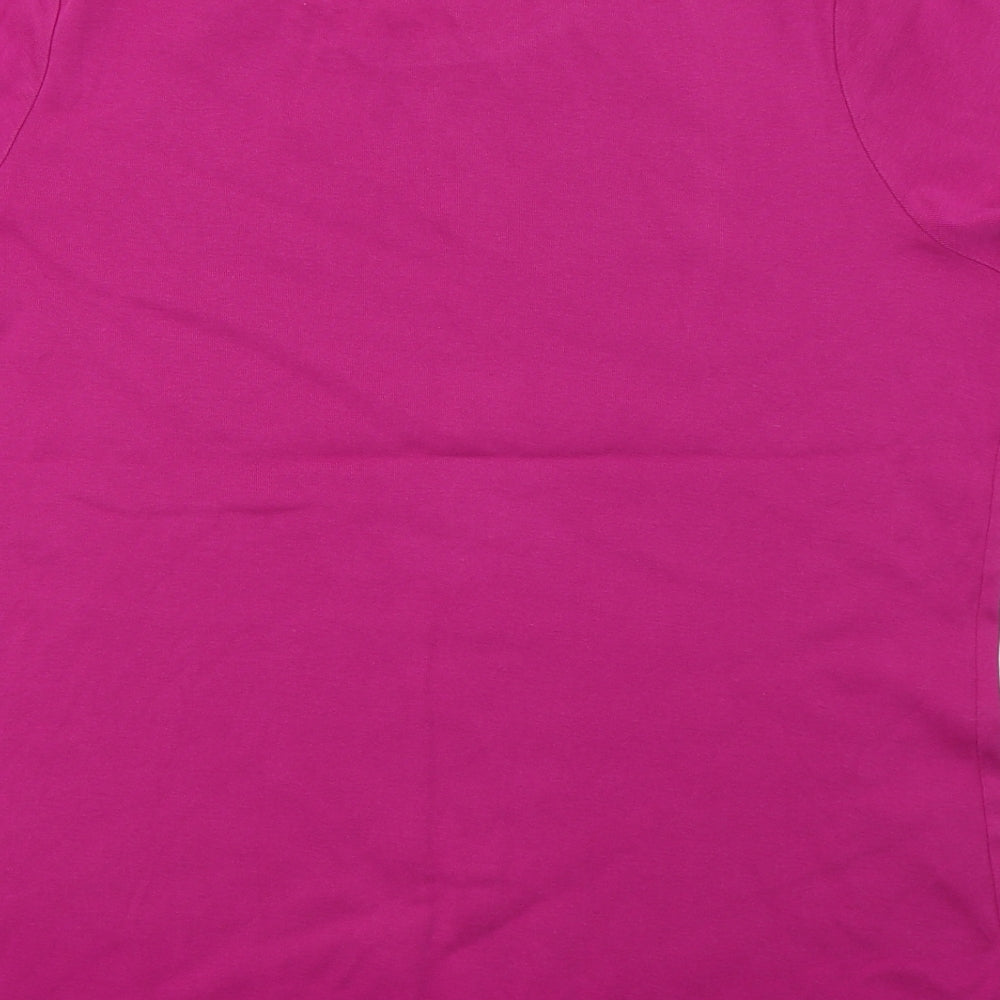 M&S Womens Purple  Jersey Basic T-Shirt Size 20