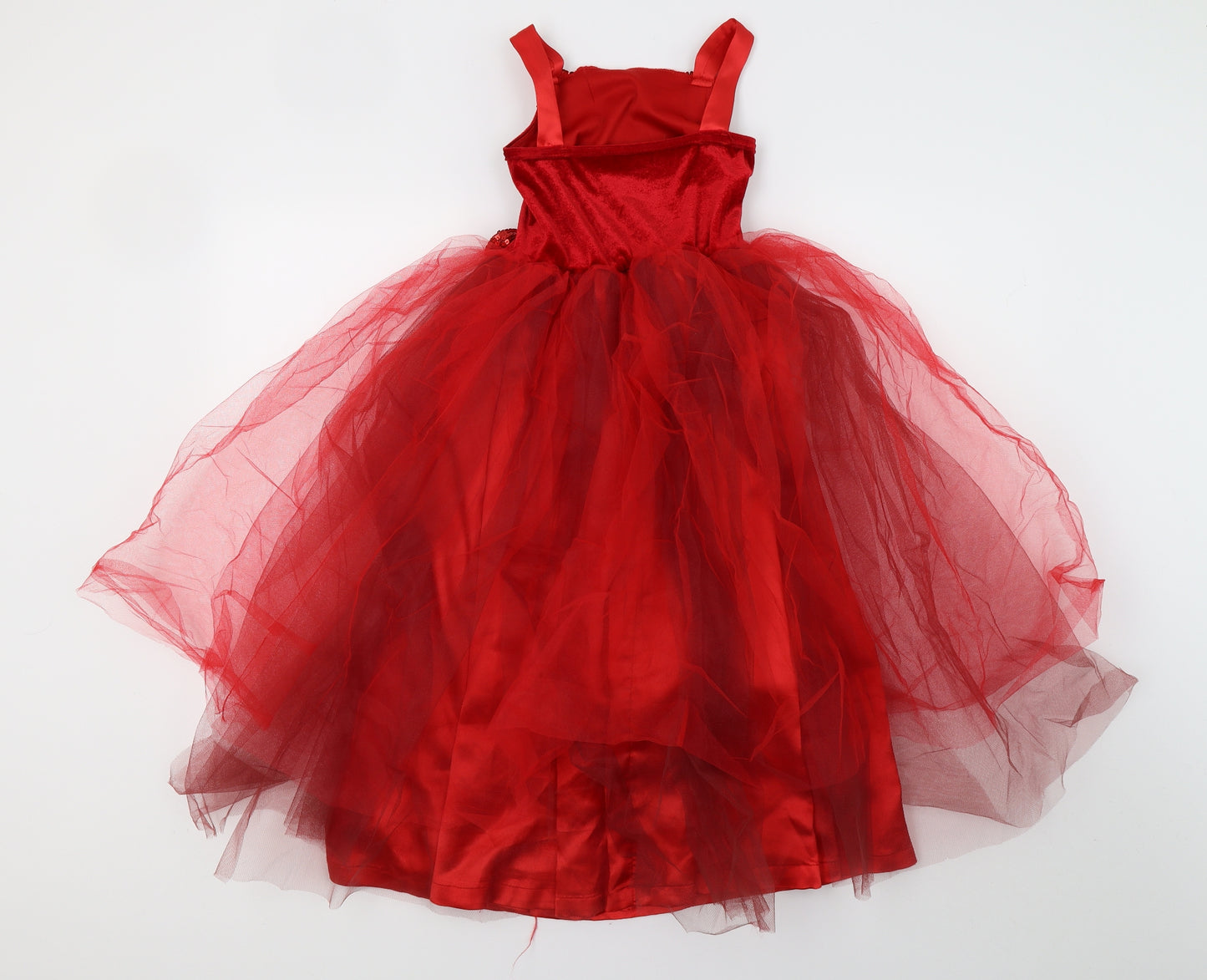 Dress Up By Design Girls Red   Fit & Flare  Size 5-6 Years