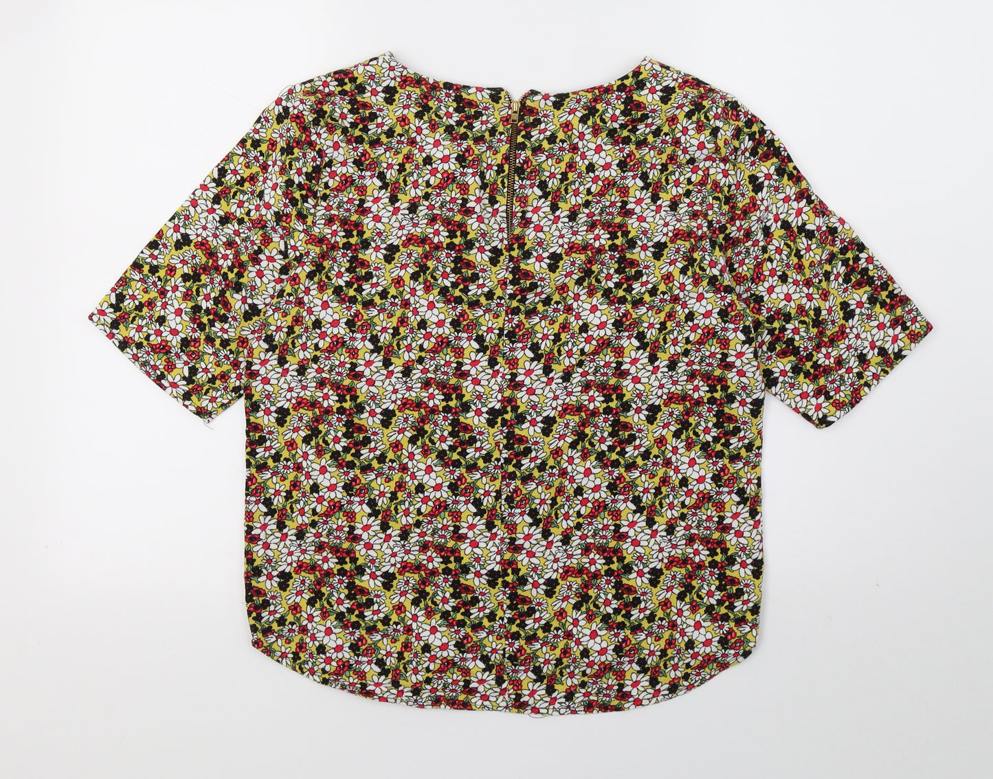 G21 Womens Multicoloured Floral  Basic T-Shirt Size 12