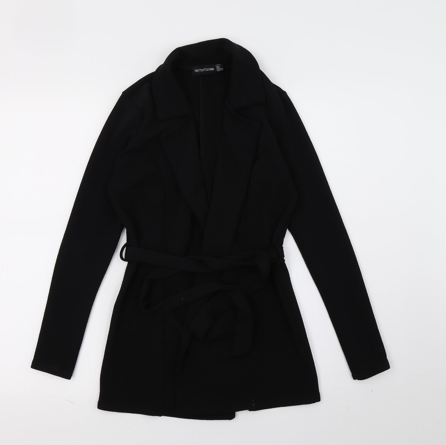PRETTYLITTLETHING Womens Black   Jacket  Size 6