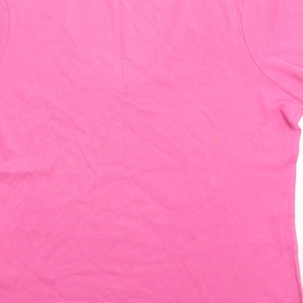 Marks and Spencer Womens Pink   Basic T-Shirt Size 20