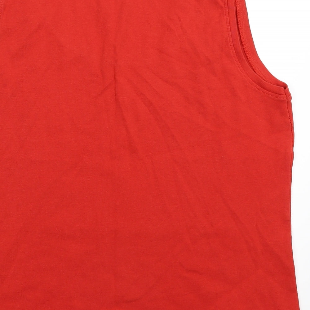 Marks and Spencer Womens Red   Basic Tank Size 20