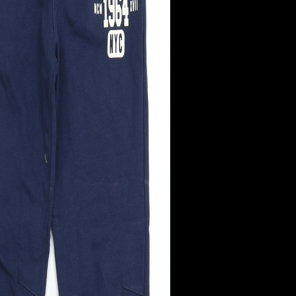 George Boys Blue   Jogger Trousers Size 11-12 Years