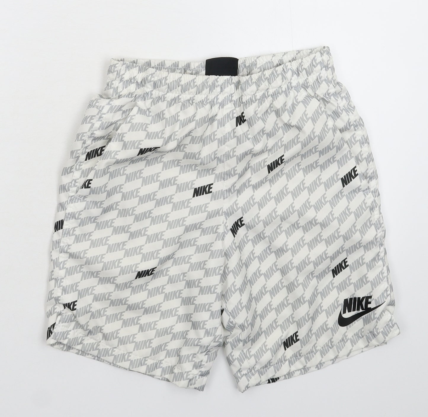 Nike Womens White   Athletic Shorts Size M