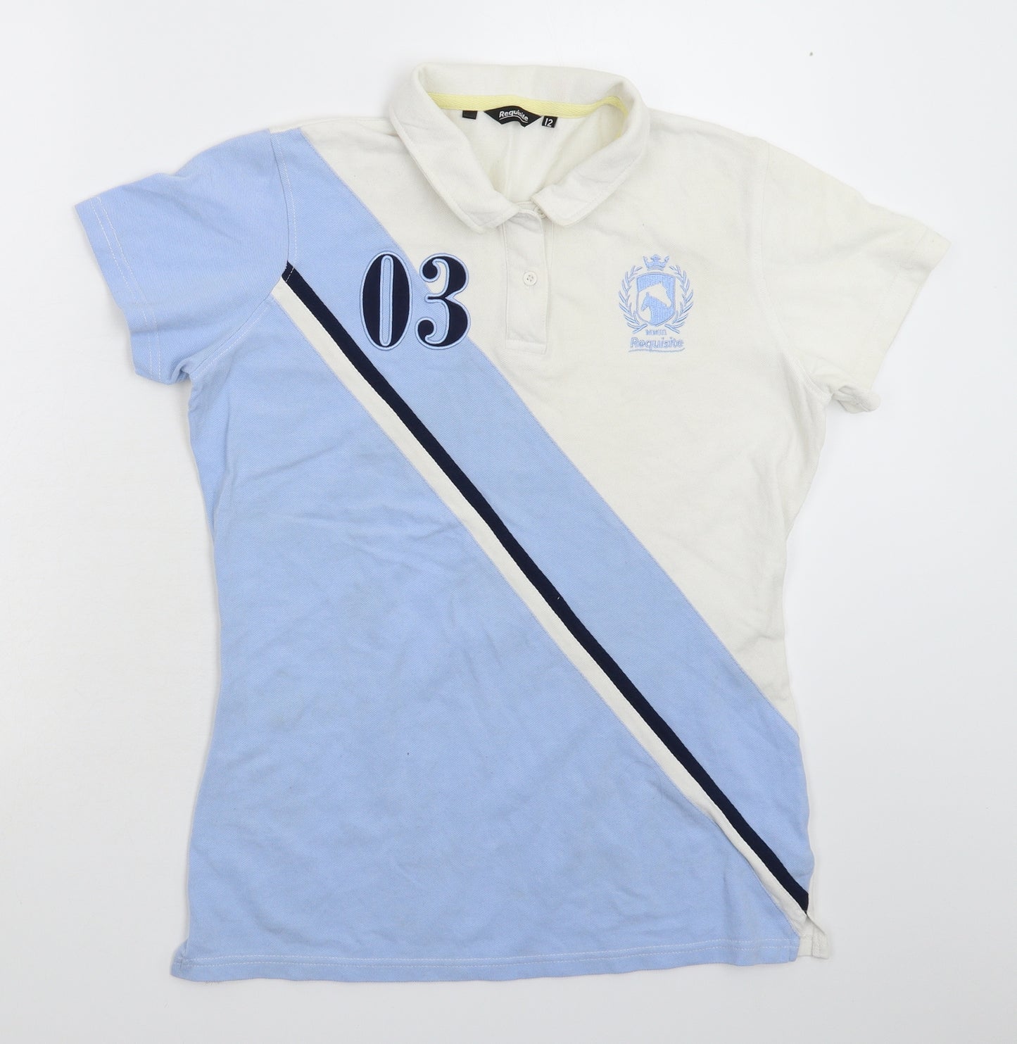 Requisite Womens Multicoloured   Basic Polo Size 12