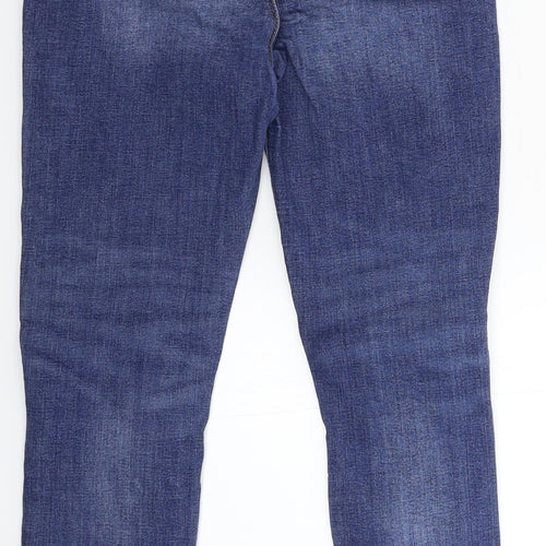 Denim & Co. Womens Blue  Denim Skinny Jeans Size 10 L29 in