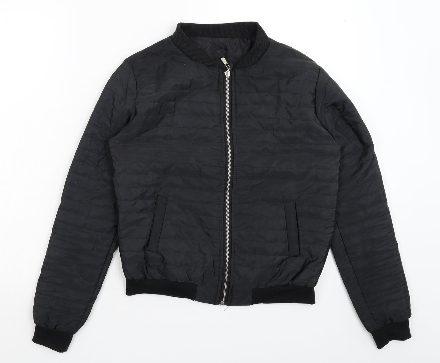 Preworn Womens Black   Bomber Jacket Jacket Size M