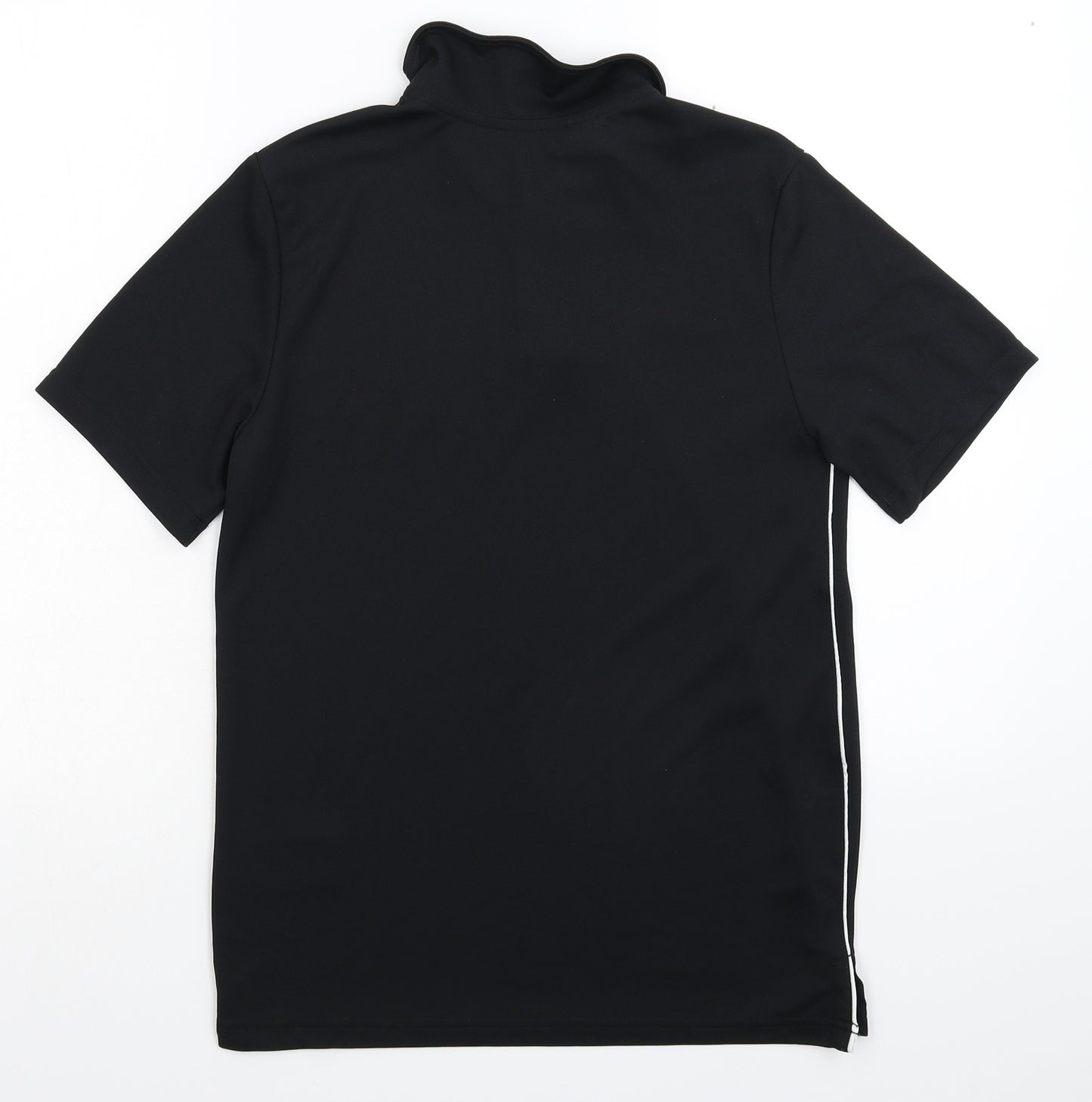 adidas Boys Black   Jersey Polo Size 13-14 Years