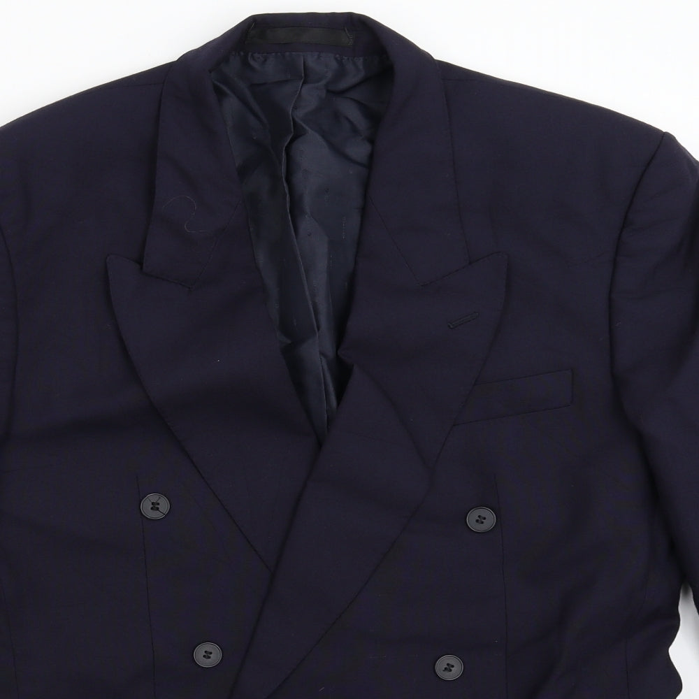 Centaur Mens Blue   Jacket Suit Jacket Size 40