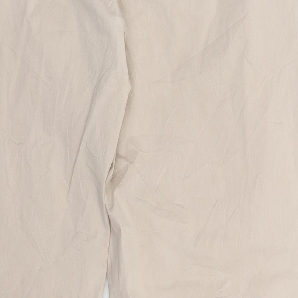 F&F Womens Beige   Chino Trousers Size 12 L29 in