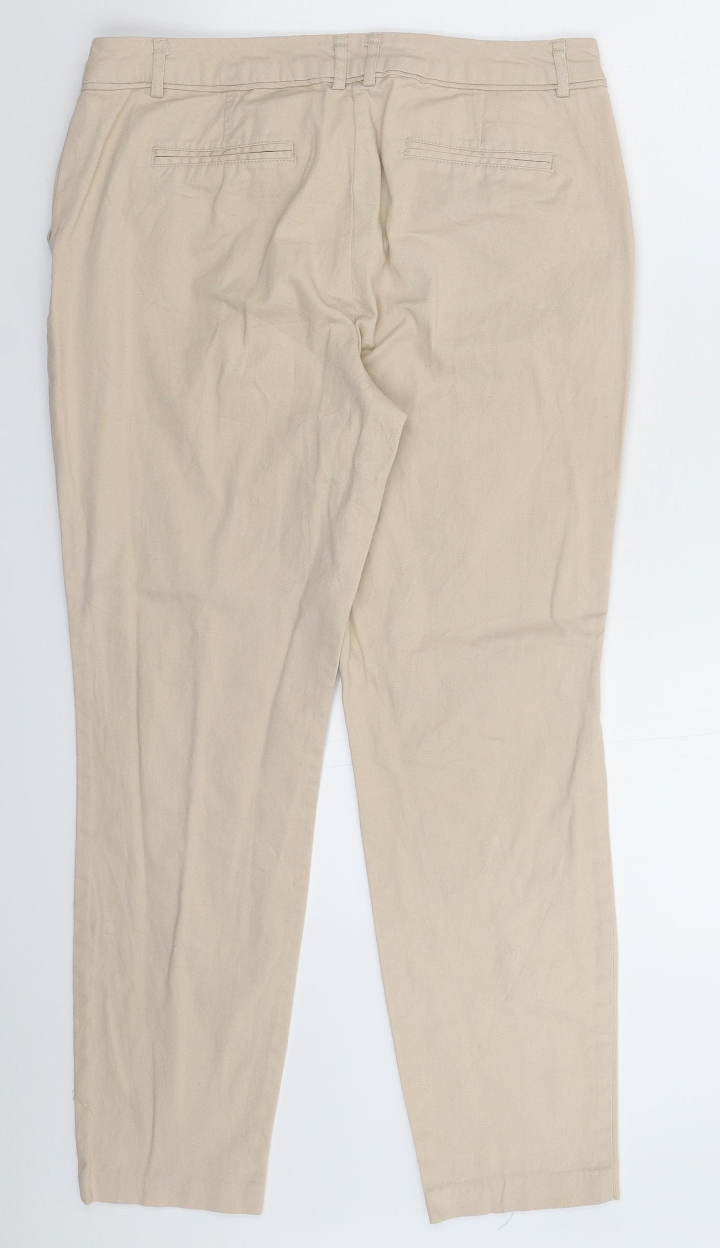 Wallis Womens Beige   Trousers  Size 14 L28 in